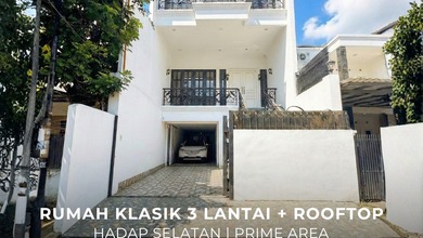 Rumah Elegan di Pondok Indah, Jakarta Selatan, 3 KT, LT 120m²