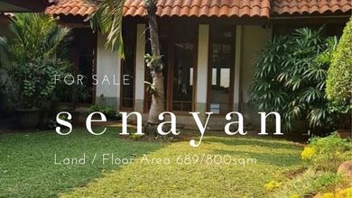 Jual Rumah Siap Tinggal area Patal Senayan, Jakarta Selatan, LT 689 m2