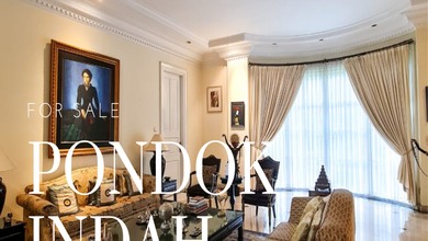 Jual Cepat Rumah Mewah di Pondok Indah, Jakarta Selatan, LT 793 m2