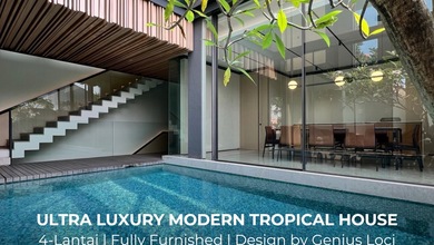 Rumah Elegan di SCBD, Jakarta Selatan, 3 KT, LT 192m²