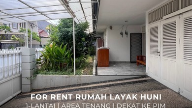Rumah Sewa Murah Lokasi Pondok Indah, Jakarta Selatan, LB 300m²