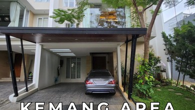 Rumah Cantik 4 Lantai Design Modern Dalam Townhouse Area Kemang Jakarta selatan