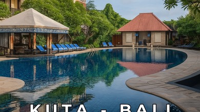 Hotel 4 Lantai 111 Kamar Resort Strategis Di Pusat Kota Kuta Bali