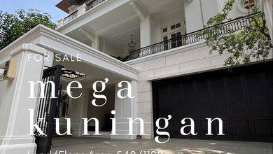 RUMAH MEWAH EKSKLUSIF, DESAIN MODERN CLASSIC, SUPER STRATEGIS DI PUSAT BISNIS DAN PERKANTORAN MEGA KUNINGAN JAKARTA SELATAN