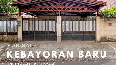 Jual Rumah Terkini area Kebayoran Baru, Jakarta Selatan LT 536 m2