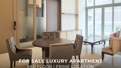 For Sale Apartemen Eksklusif di Kebon Sirih, Jakarta Pusat, LB 147m²