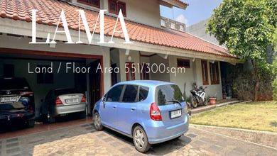 Jual Segera Rumah Elit di Kebayoran Lama, Jakarta Selatan, Luas 551 m2