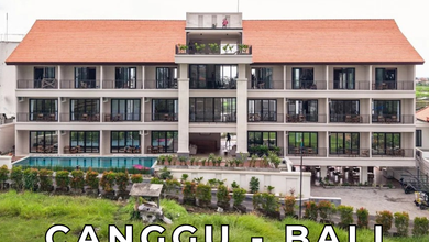Hotel Mewah 5 Lantai Total 24 Kamar Lokasi Strategis di Canggu
