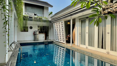 pondok pinang veteran rumah cantik 1 lantai private pool