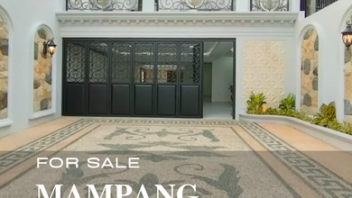 Rumah Mewah di Mampang Prapatan, Jakarta Selatan, 4 Kamar Tidur, LT 247m²