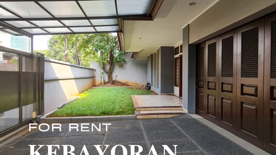 Rumah Sewa di Kawasan Kebayoran Baru, Jakarta Selatan, Lokasi Strategis, Harga Menarik