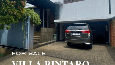 Rumah minimalis modern di villa bintaro indah