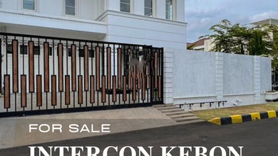 Rumah modern minimalis di intercon kebon jeruk
