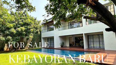 For Sale rumah Eksklusif di Kebayoran Baru, Jakarta Selatan - LT 680m²