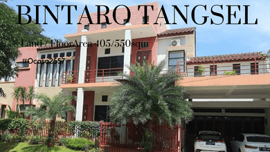 Rumah modern lingkungan asri di bintaro jaya