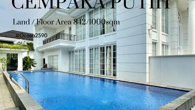 For Sale rumah Mewah di Cempaka Putih, Jakarta Pusat - LT 842m²
