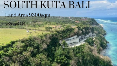 Dijual Tanah Premium di Kuta, Badung, LT 9300m²