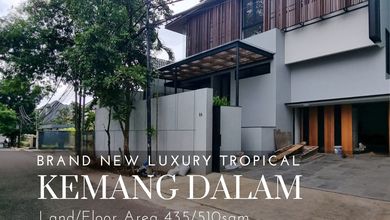 Rumah Mewah di Kemang, Jakarta Selatan, 5 KT, LT 435m²