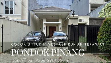 Penawaran Eksklusif, rumah Mewah di Pondok Pinang, Jakarta Selatan, LB 172m²