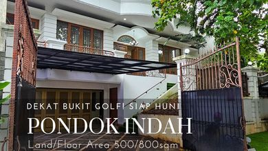 Rumah Area Premium Pondok Indah, Jakarta Selatan - Harga Menarik 25 Miliar