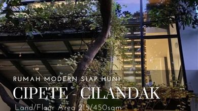 Rumah Mewah di Kawasan Cilandak, Jakarta Selatan, LB 450m², Harga 9,6 Miliar