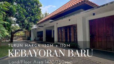 Turun harga 110 M now rumah lokasi strategis di kebayoran baru