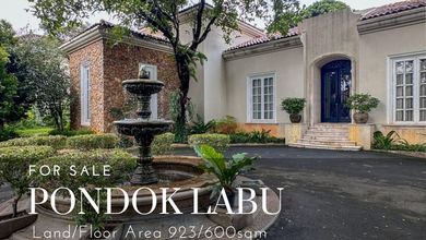 Penawaran Langka, rumah Prestisius di Pondok Labu, Jakarta Selatan, LB 600m²