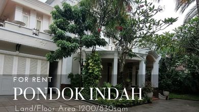 Rumah Sewa di Kawasan Pondok Indah, Jakarta Selatan, Lokasi Strategis, Harga Menarik