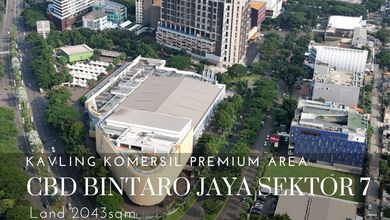 Tanah Elit Dijual di Sektor 7-Bintaro, Tangerang Selatan, Harga 104 Triliun