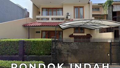 Disewakan Rumah Murah di Pondok Indah, Jakarta Selatan, LT 200m²