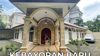 Kesempatan Langka, rumah Prestisius di Kebayoran Baru, Jakarta Selatan, LB 500m²