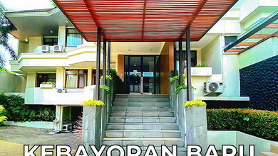 Rumah Elegan di Kebayoran Baru, Jakarta Selatan, 8 KT, LT 852m²