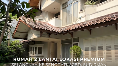 Penawaran Eksklusif, rumah Prestisius di Kebayoran Baru, Jakarta Selatan, LB 350m²