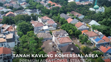 Dijual Tanah Premium di Kebayoran Baru, Jakarta Selatan, LT 714m²