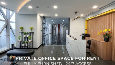 Ruang Kantor Privat Fully Furnished di Telkom Landmark Tower