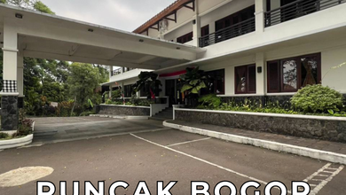 Hotel Aktif Terawat Full Furnished View Gunung di Puncak Bogor