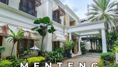 Rumah Mewah di Menteng, Jakarta Pusat, 5 KT, LT 1100m²