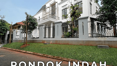 Brand New House Modern Classic 3,5 Lt. Siap Huni di Pondok Indah