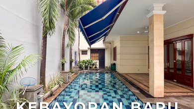 For Sale rumah Eksklusif di Kebayoran Baru, Jakarta Selatan - LT 500m²