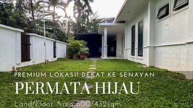 Rumah Prestisius di Kawasan Permata Hijau, Jakarta Selatan, LB 432m², Harga 29,5 Miliar