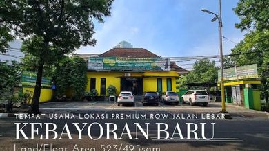 Rumah Tempat Usaha Dijual di Kebayoran Baru
Jakarta Selatan