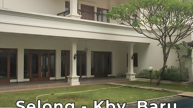 Rumah Mewah di Kebayoran Baru, Jakarta Selatan, 5 Kamar Tidur, LT 1358m²
