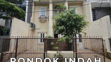 Jual Cepat Rumah Mewah di Pondok Indah, Jakarta Selatan, LT 120 m2