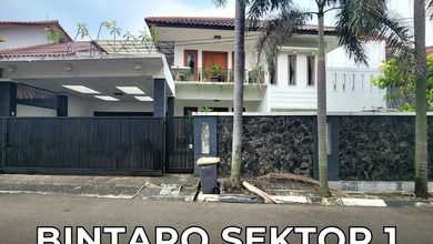 Hunian Mewah di Sektor 1 - Bintaro, Jakarta Selatan, 6 KT, LT 487m²