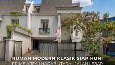 Penawaran Eksklusif, rumah Prestisius di Kebayoran Baru, Jakarta Selatan, LB 500m²