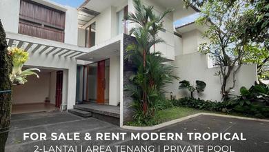 Rumah Siap Huni di Kemang, Jakarta Selatan, LT 674m², Harga 800 Juta /tahun