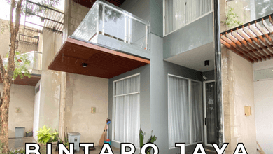 Jual Segera Rumah Elit area Bintaro, Tangerang Selatan, LT 67 m2