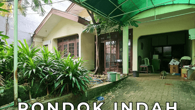 Rumah Hitung Tanah Harga di Bawah NJOP One Gated di Pondok Indah