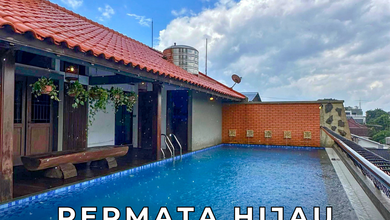 Dijual Rumah 4 Lantai Rooftop Swimming Pool di Permata Hijau