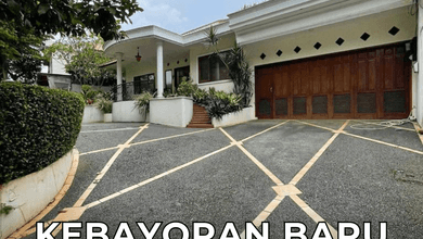 Rumah Eksklusif LT 645 m2, area Kebayoran Baru, Jakarta Selatan